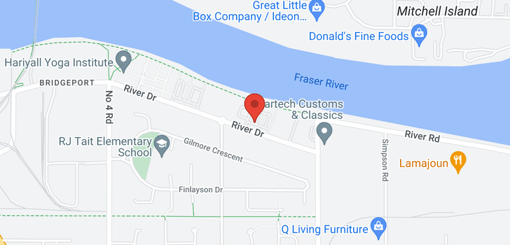 map of 12 10333 RIVER DRIVE
